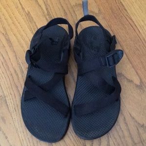 Chaco’s black sandals